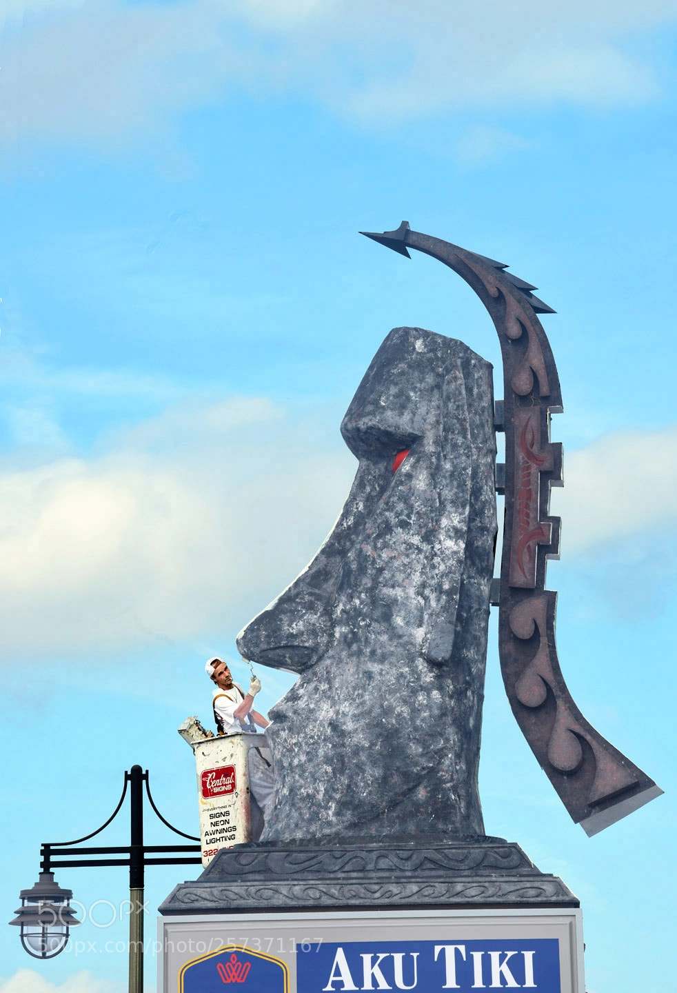 Nikon D810 sample photo. Daytona aku tiki icon photography