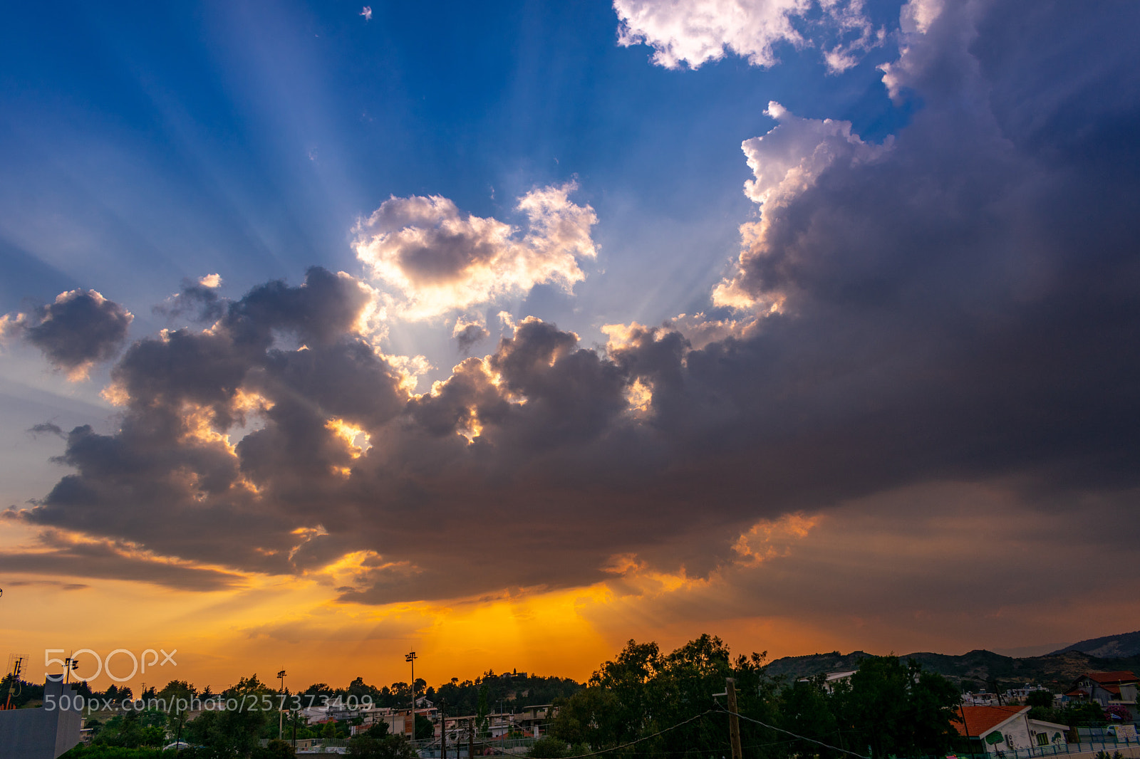 Nikon D3400 sample photo. Sunset in rhodes photography