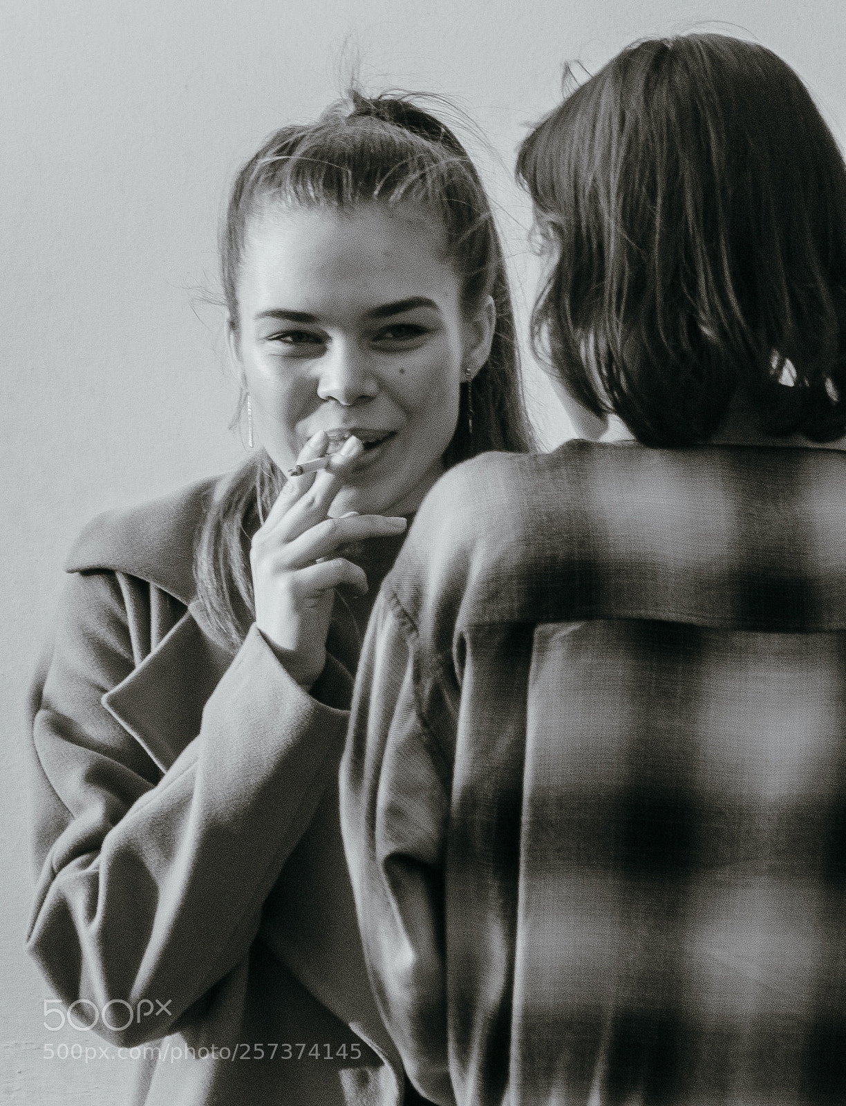 Nikon D7000 sample photo. Smoking girl photography
