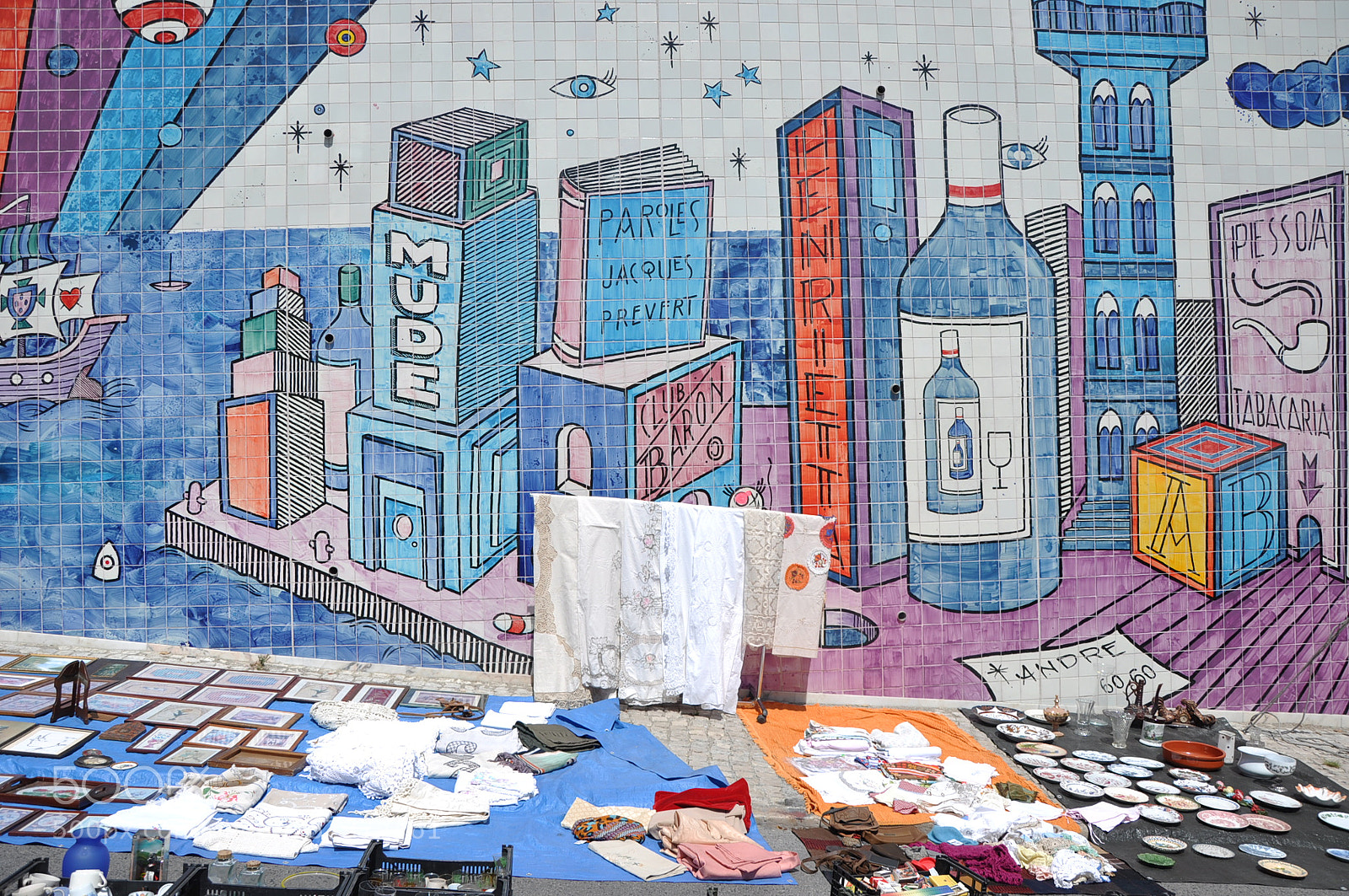 Nikon D90 sample photo. Flee market photography
