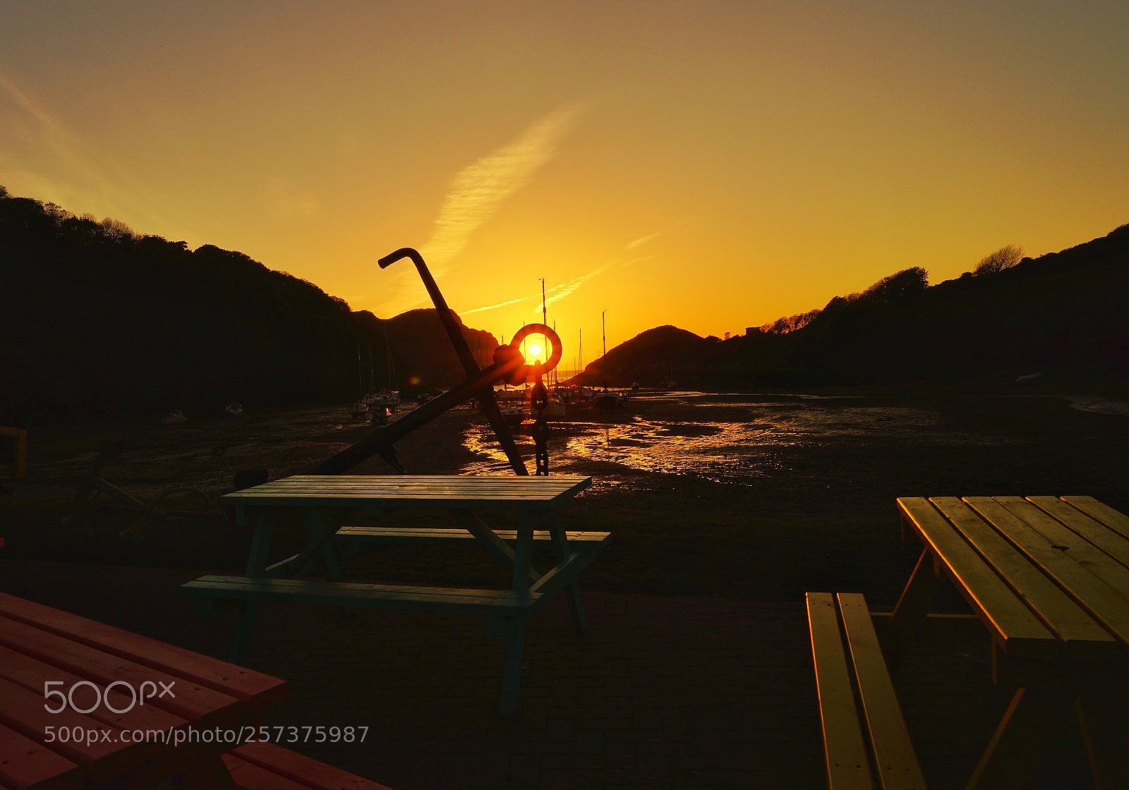 Sony a7 sample photo. Sunset ar watermouth photography