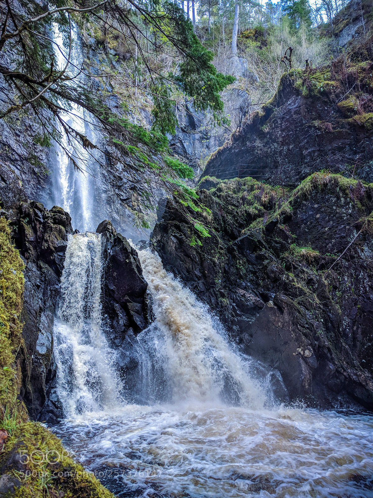 Google Nexus 6P sample photo. Plodda falls - bottom photography