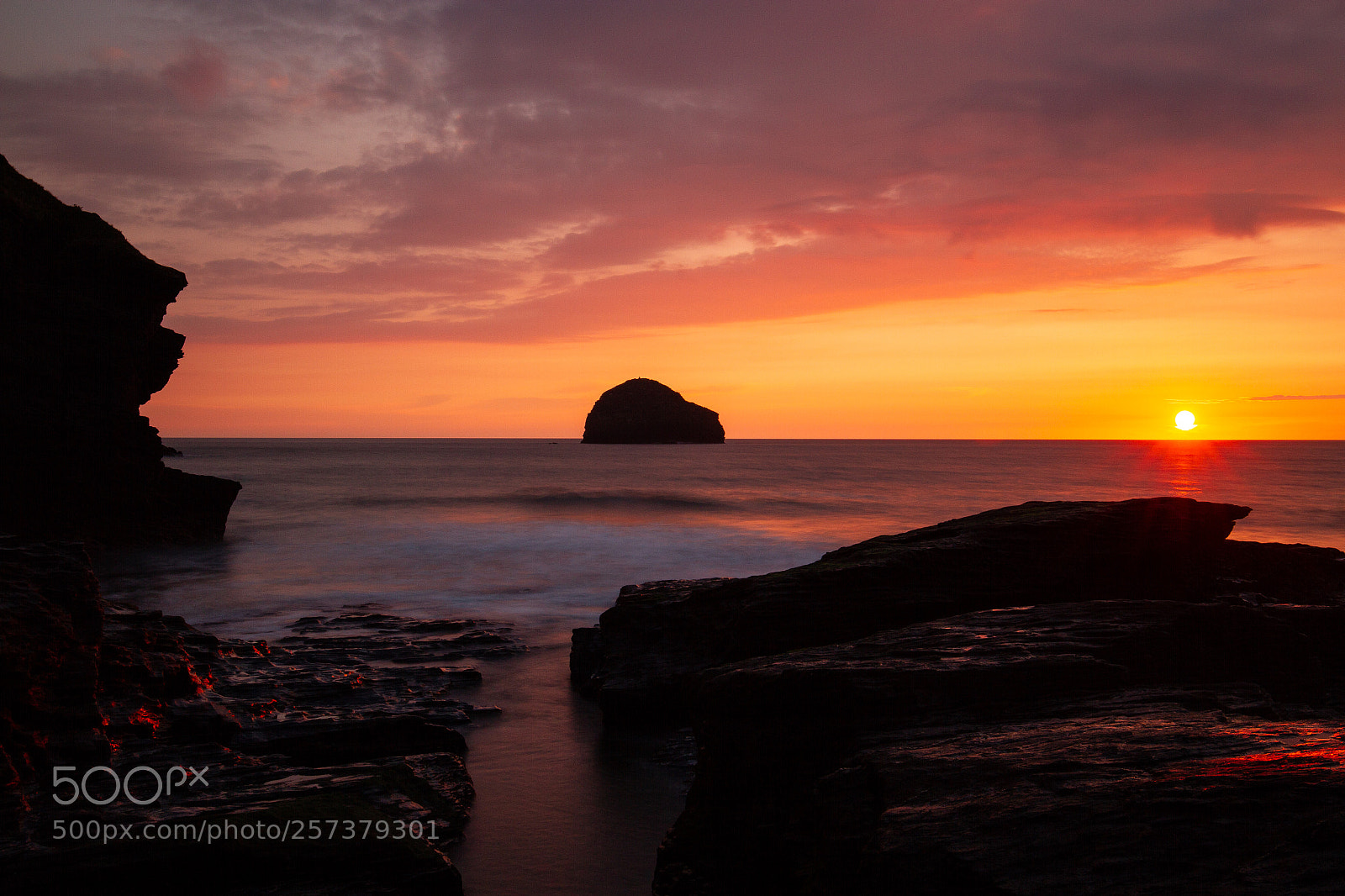 Canon EOS 7D sample photo. Sunset - trebarwith photography