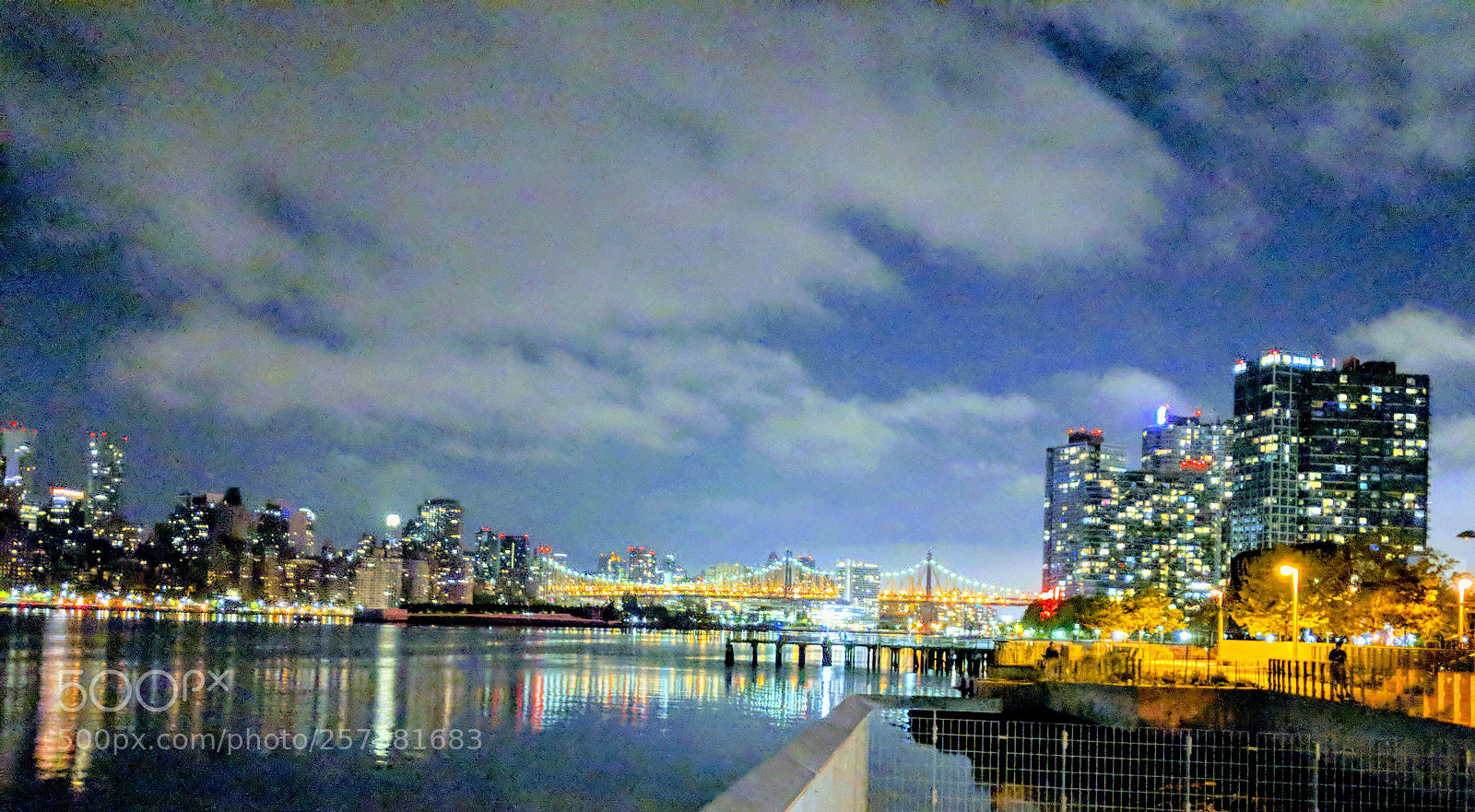 Google Pixel 2 sample photo. Blue nights photography