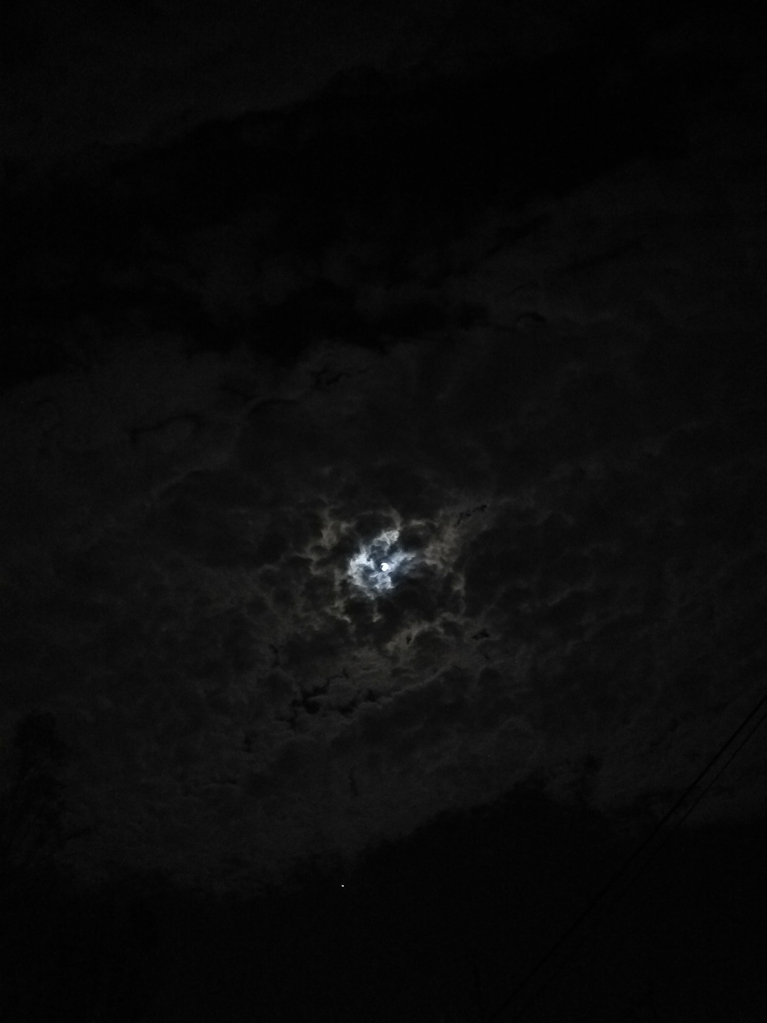 Motorola Moto E (4) Plus sample photo. Dark moon photography