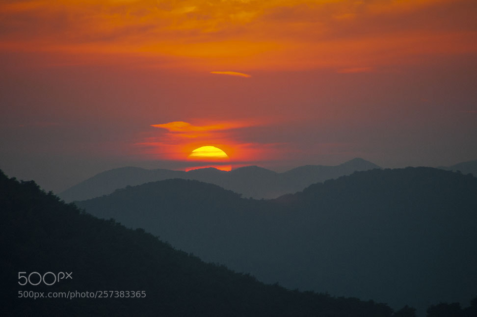 Nikon D5000 sample photo. Mountain photography