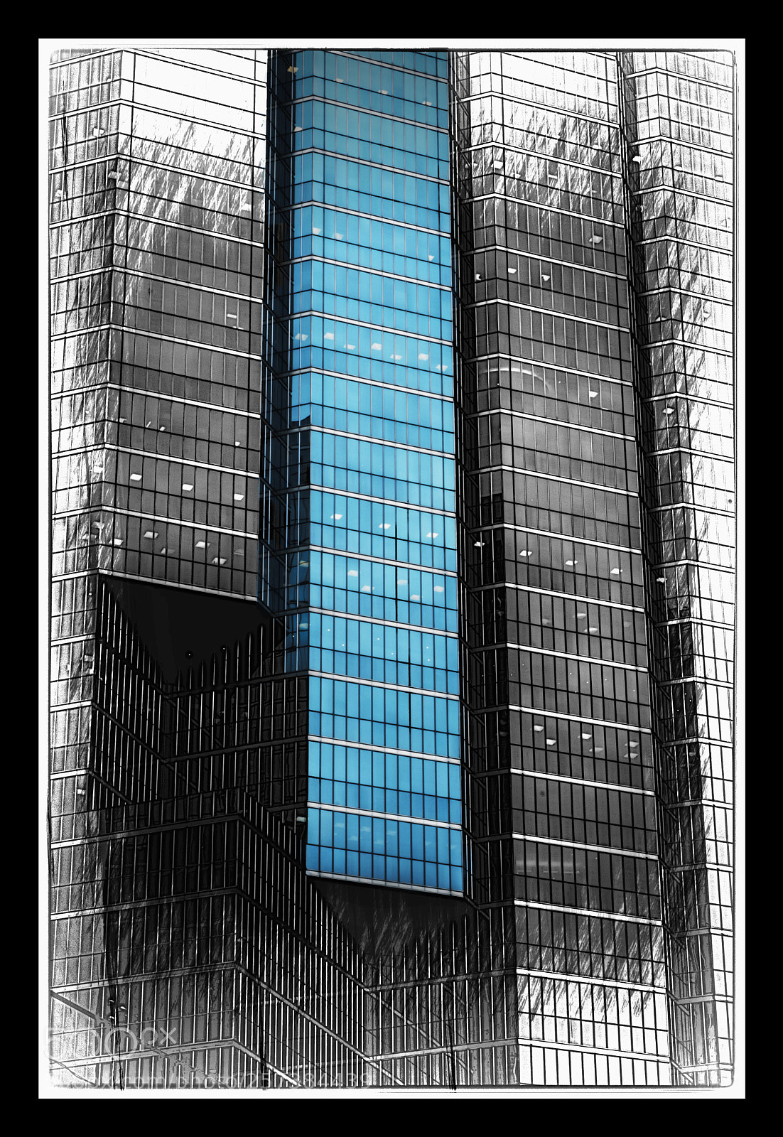 Nikon D3300 sample photo. Downtown glass - stylish photography