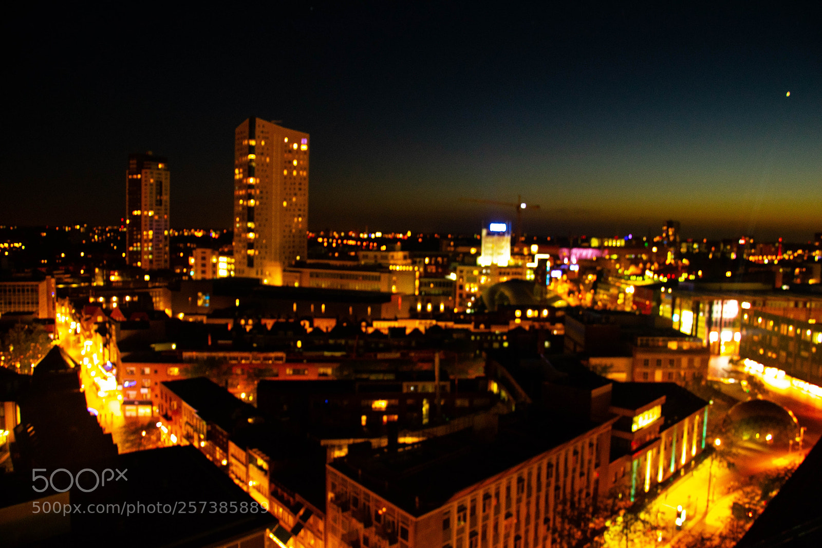 Nikon D3300 sample photo. Eindhoven city lights photography