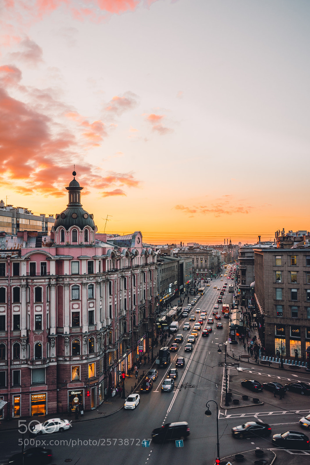 Sony a7 II sample photo. Sunset in saint-petersburg photography