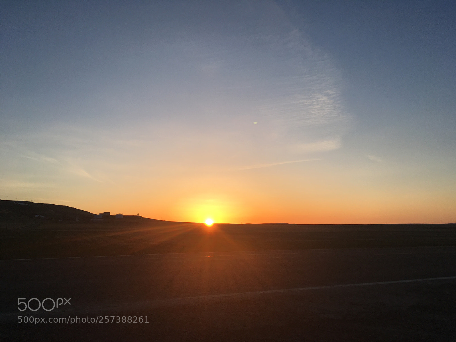 Apple iPhone SE sample photo. A montana sunset in photography