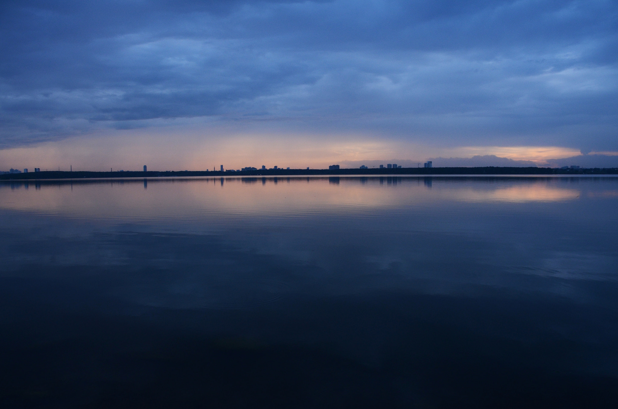 Nikon D5100 sample photo. The sky and the lake photography