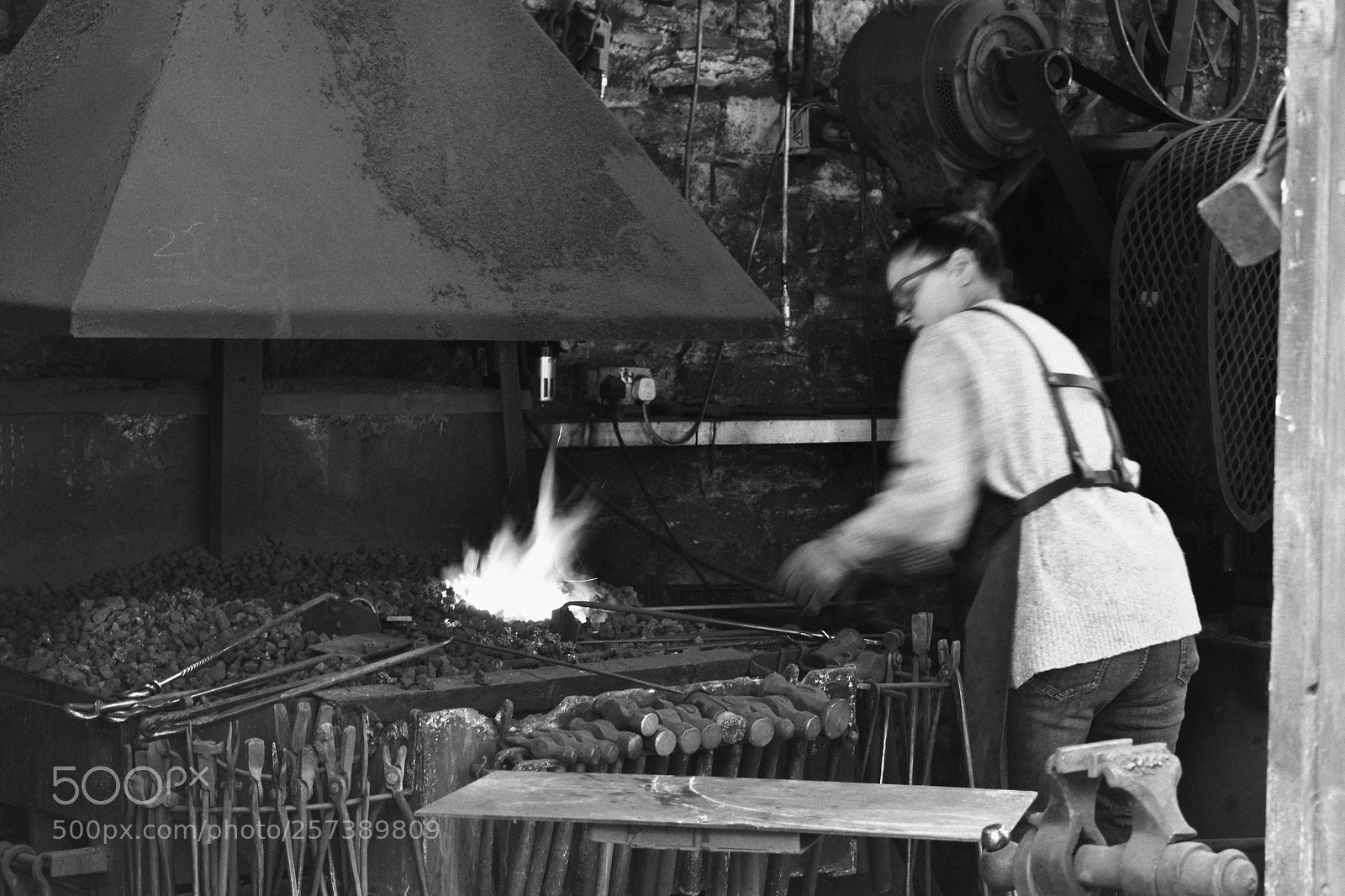 Nikon D5600 sample photo. Blacksmith at work photography