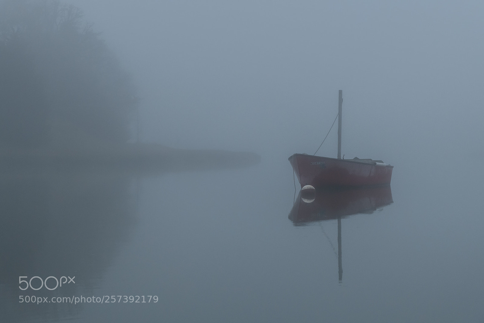 Nikon D850 sample photo. Boat in the fog photography