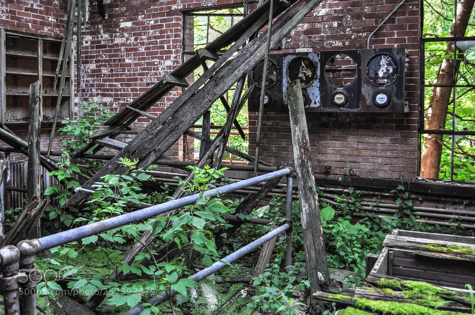 Nikon D5000 sample photo. Sanitation plant photography