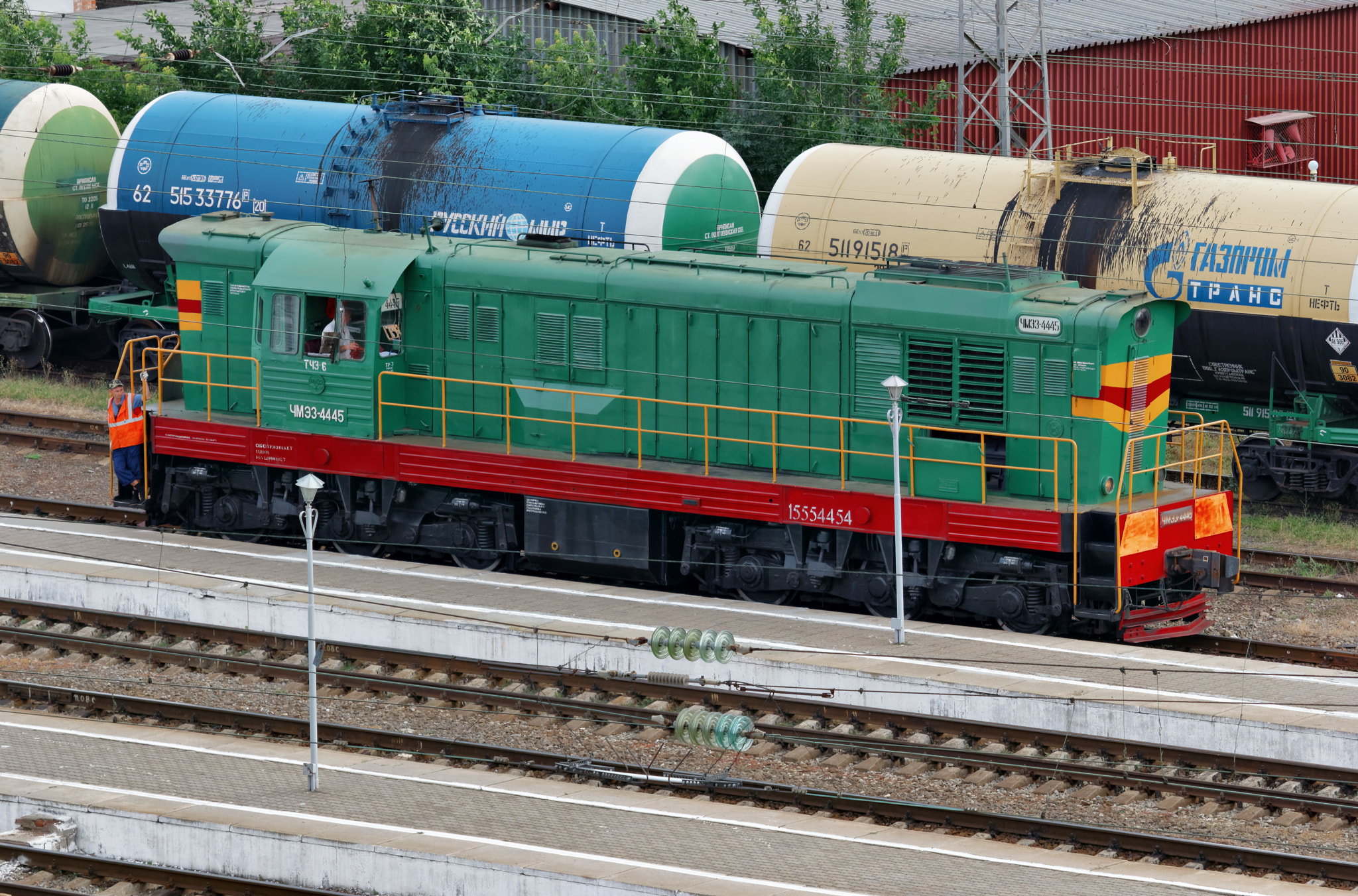 Sigma 50-200mm F4-5.6 DC OS HSM sample photo. Diesel locomotive chme3-4445 photography