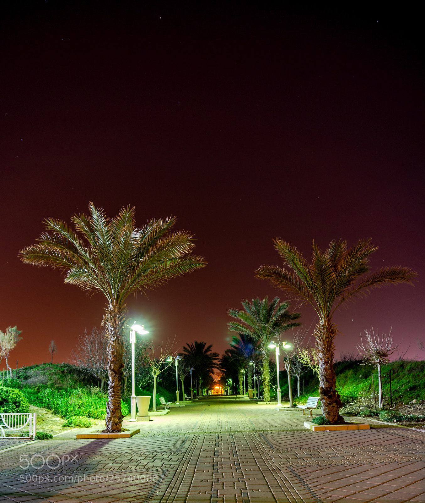 Sony a6000 sample photo. Night in nahariya photography