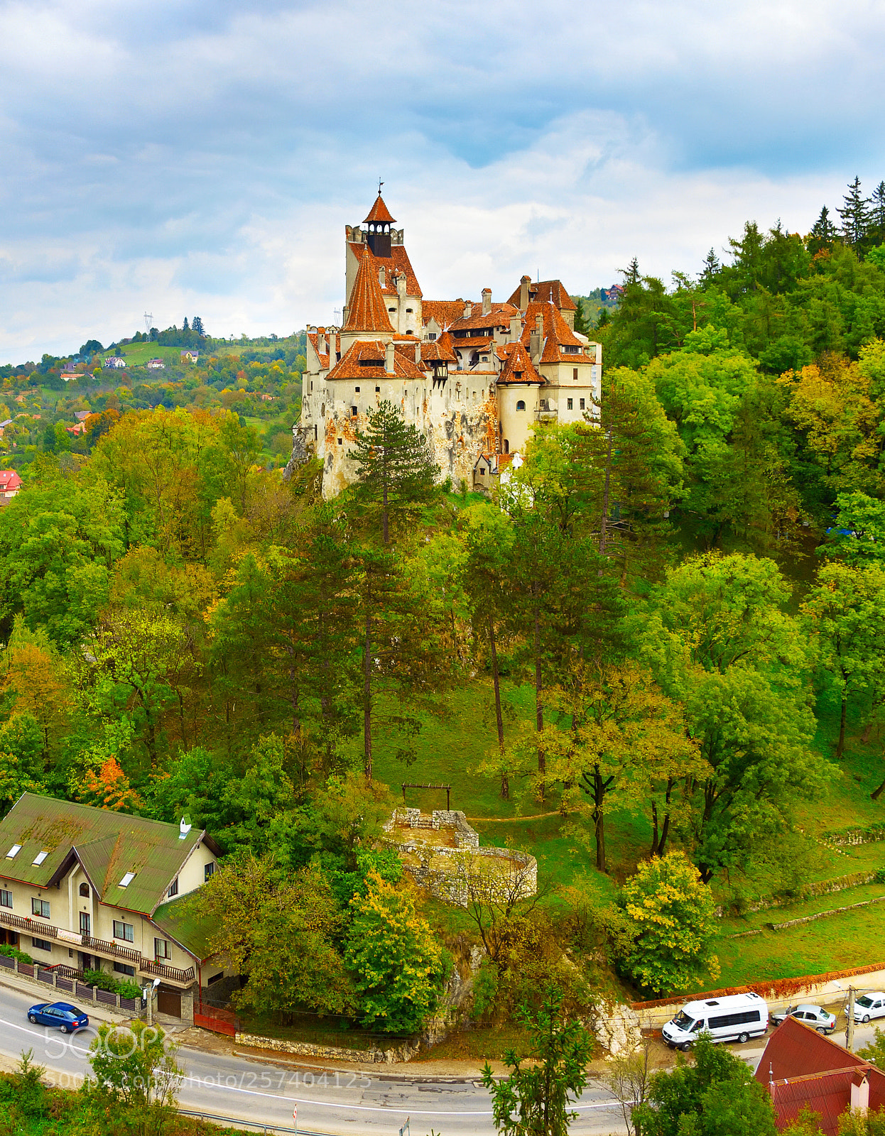 Nikon Df sample photo. Count dracula castle. romania photography