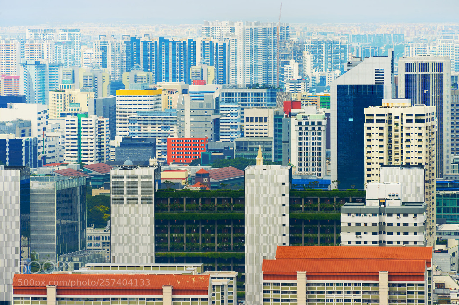 Nikon Df sample photo. Modern density city architecture photography