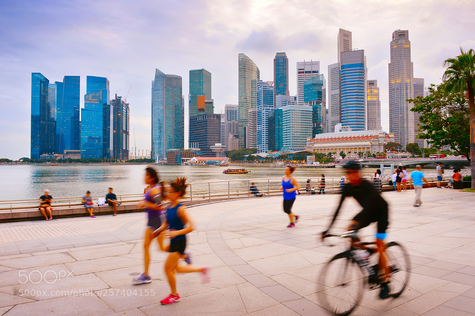 Nikon Df sample photo. People running and cycling photography