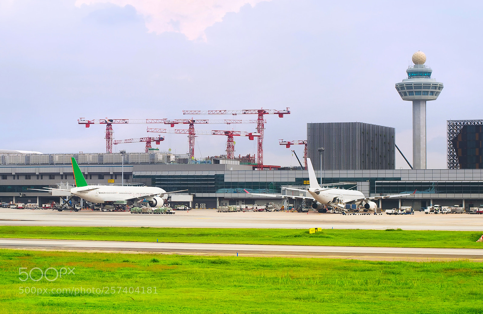 Nikon Df sample photo. Changi international airport construction photography