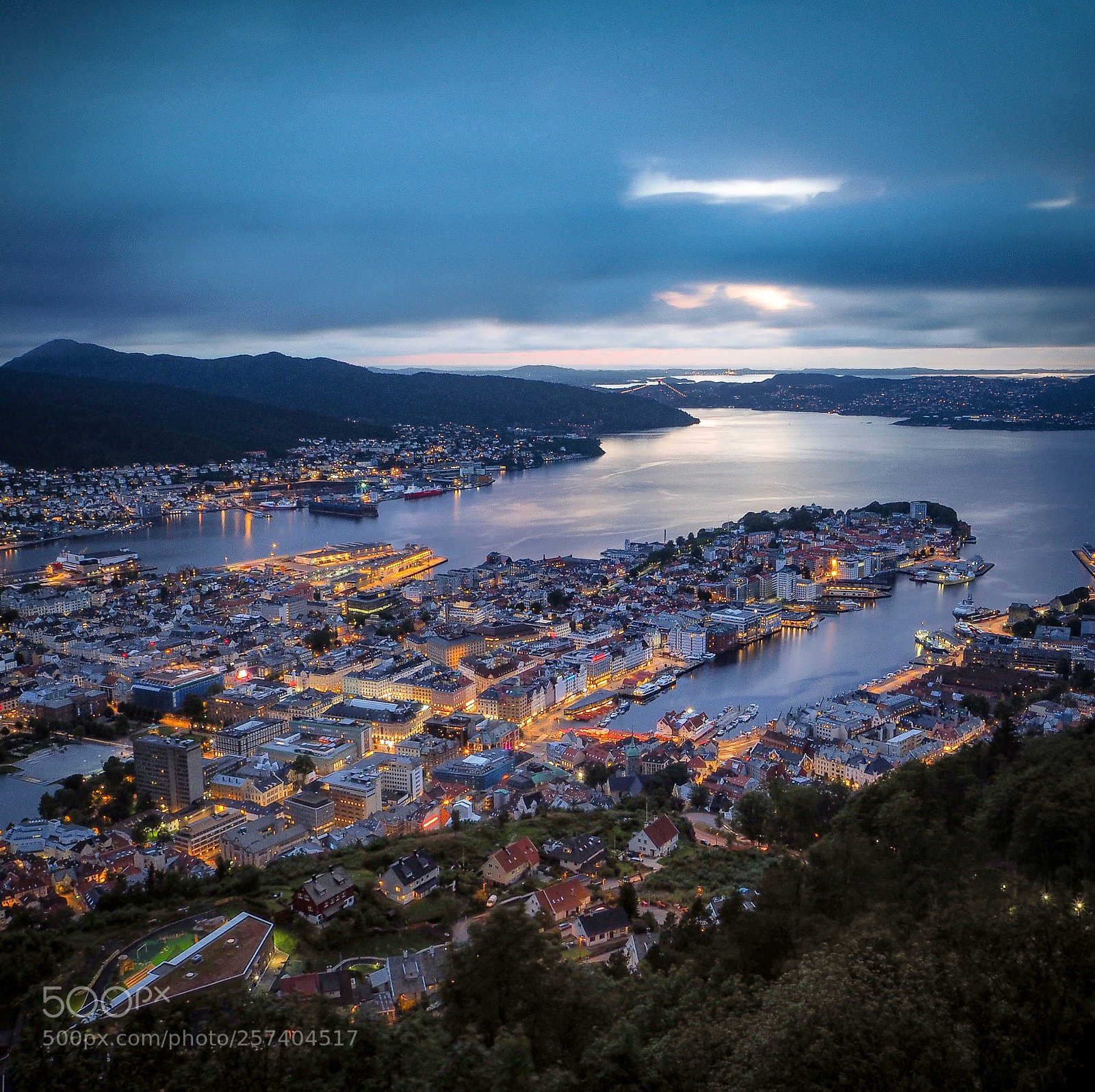 Olympus OM-D E-M10 sample photo. Panorama of bergen, norway  photography