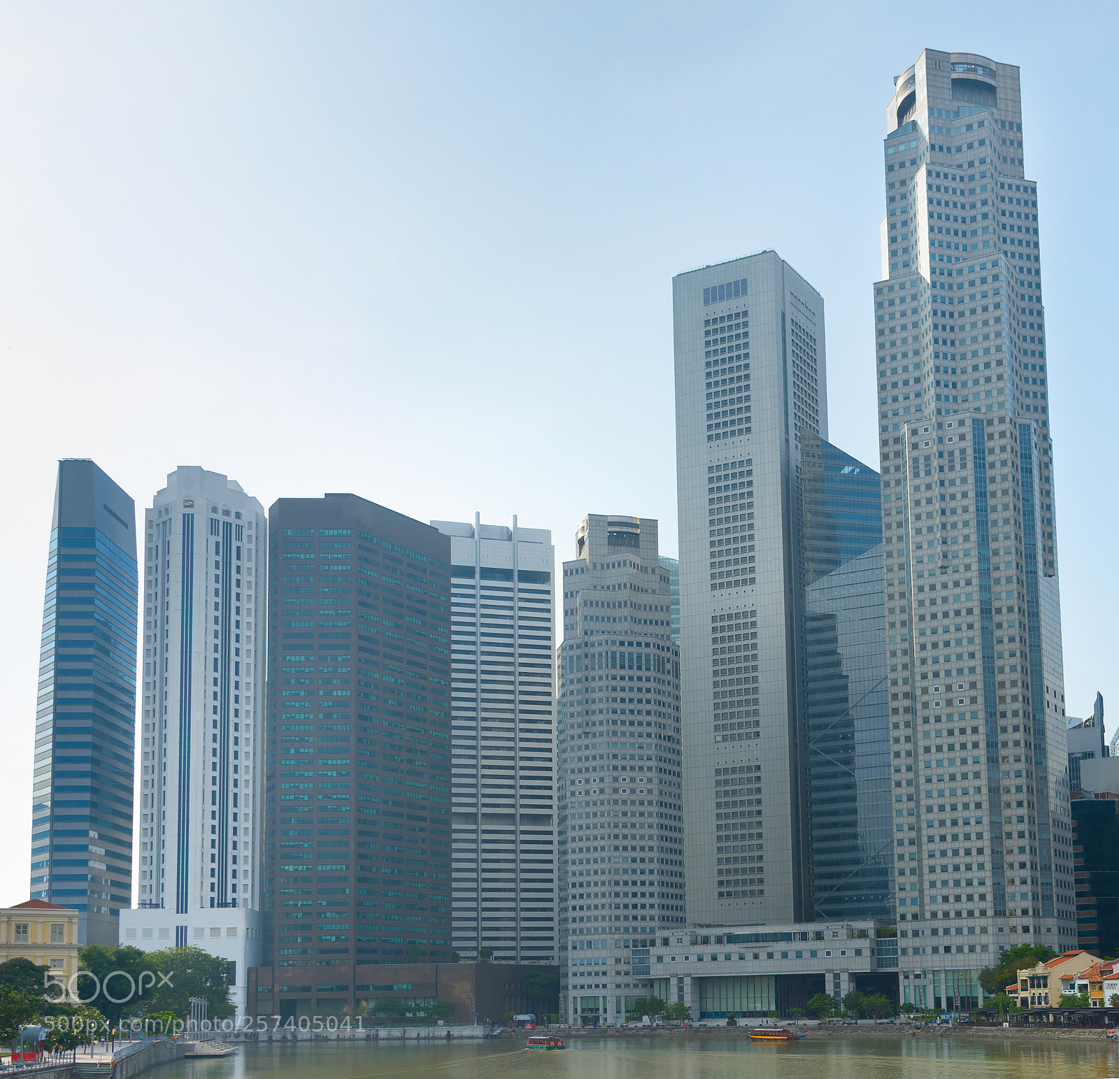 Nikon Df sample photo. Singapore downtown skyscrapers square photography