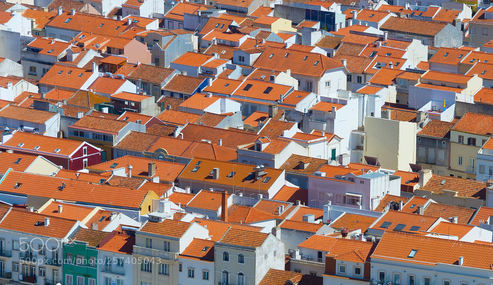 Nikon Df sample photo. Portugal roofs aerial tile photography