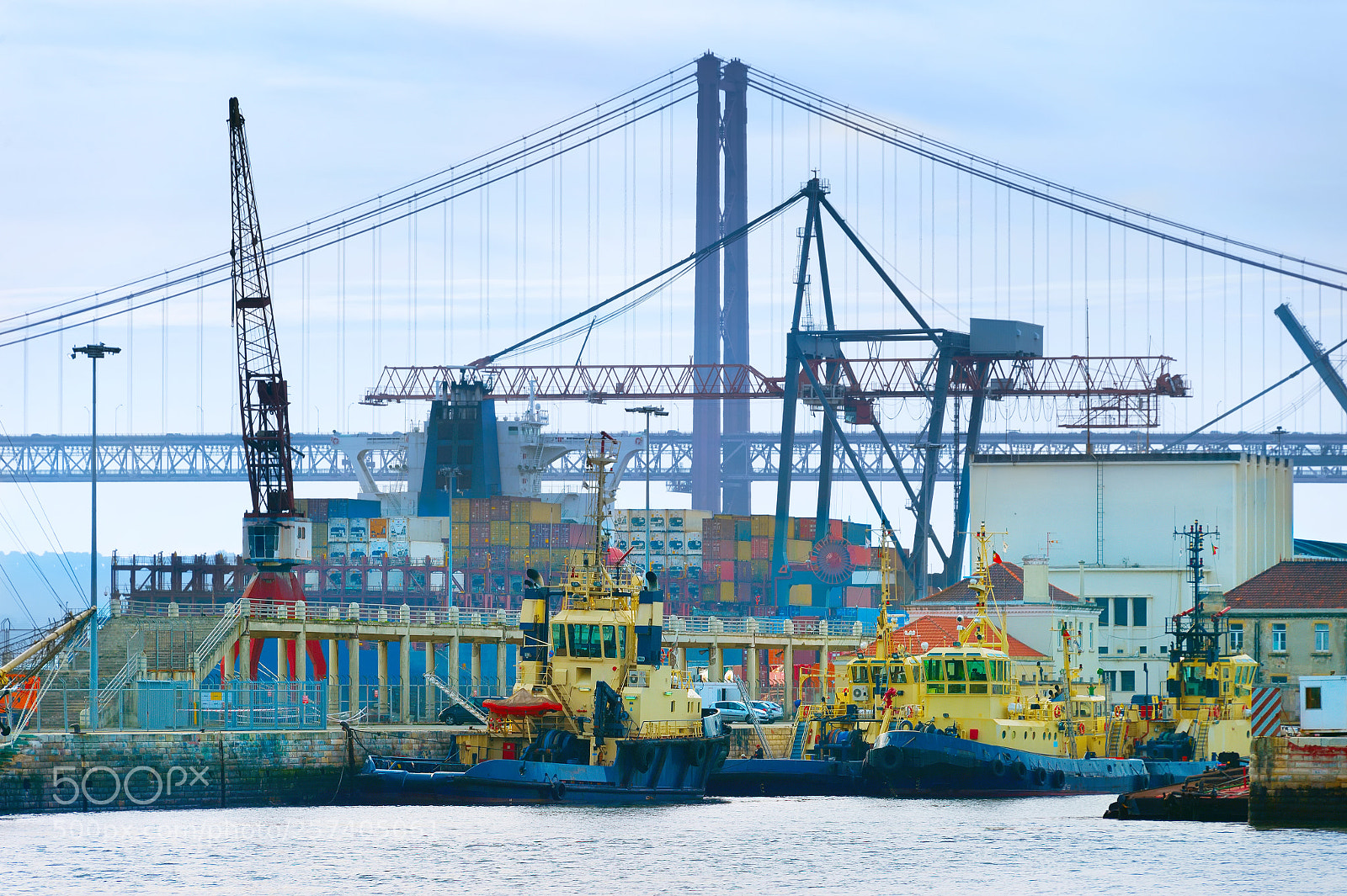 Nikon Df sample photo. Lisbon industrial cargo port photography