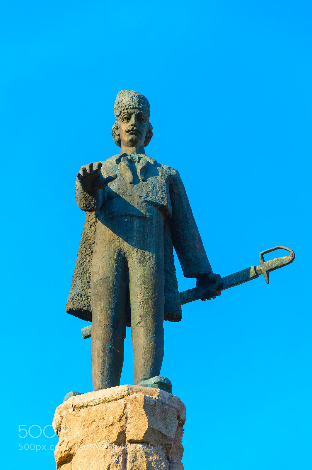 Nikon Df sample photo. Avram iancu monument. cluj-napoca photography