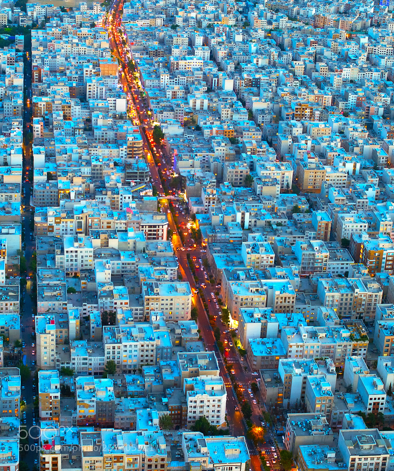 Nikon Df sample photo. Tehran aerial view. iran photography