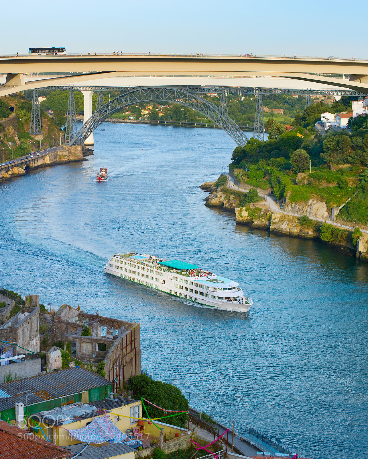 Nikon Df sample photo. Cruise ship. douro river photography