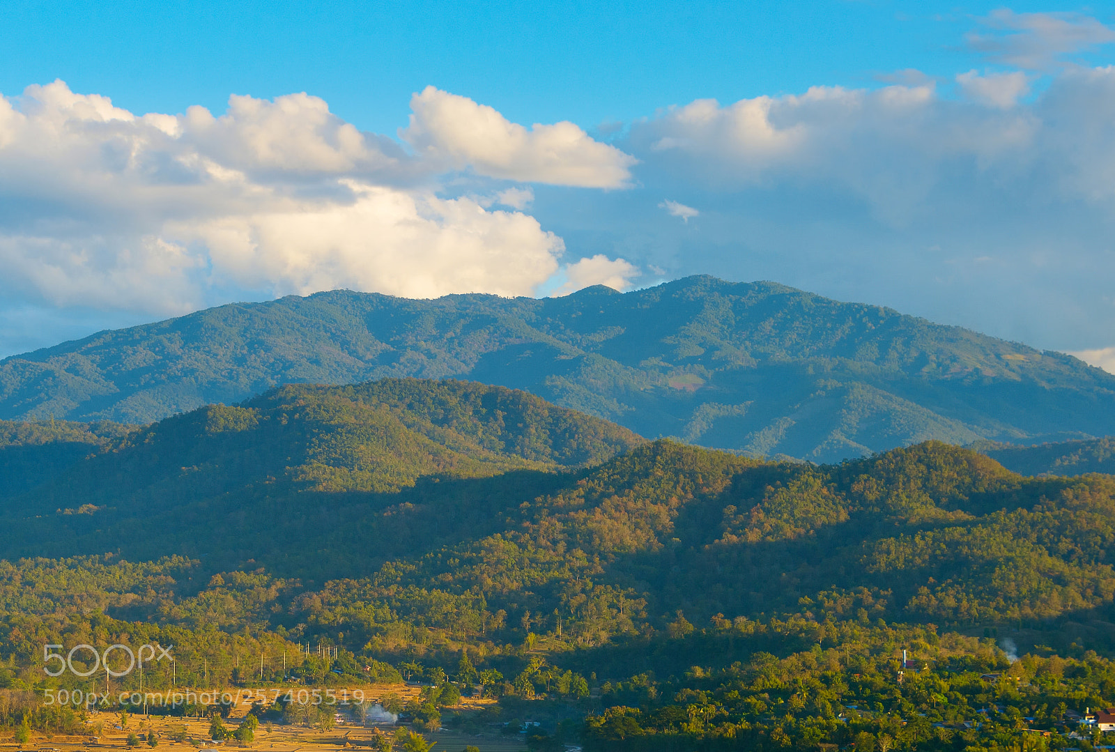 Nikon Df sample photo. Thailand mountains at sunset photography
