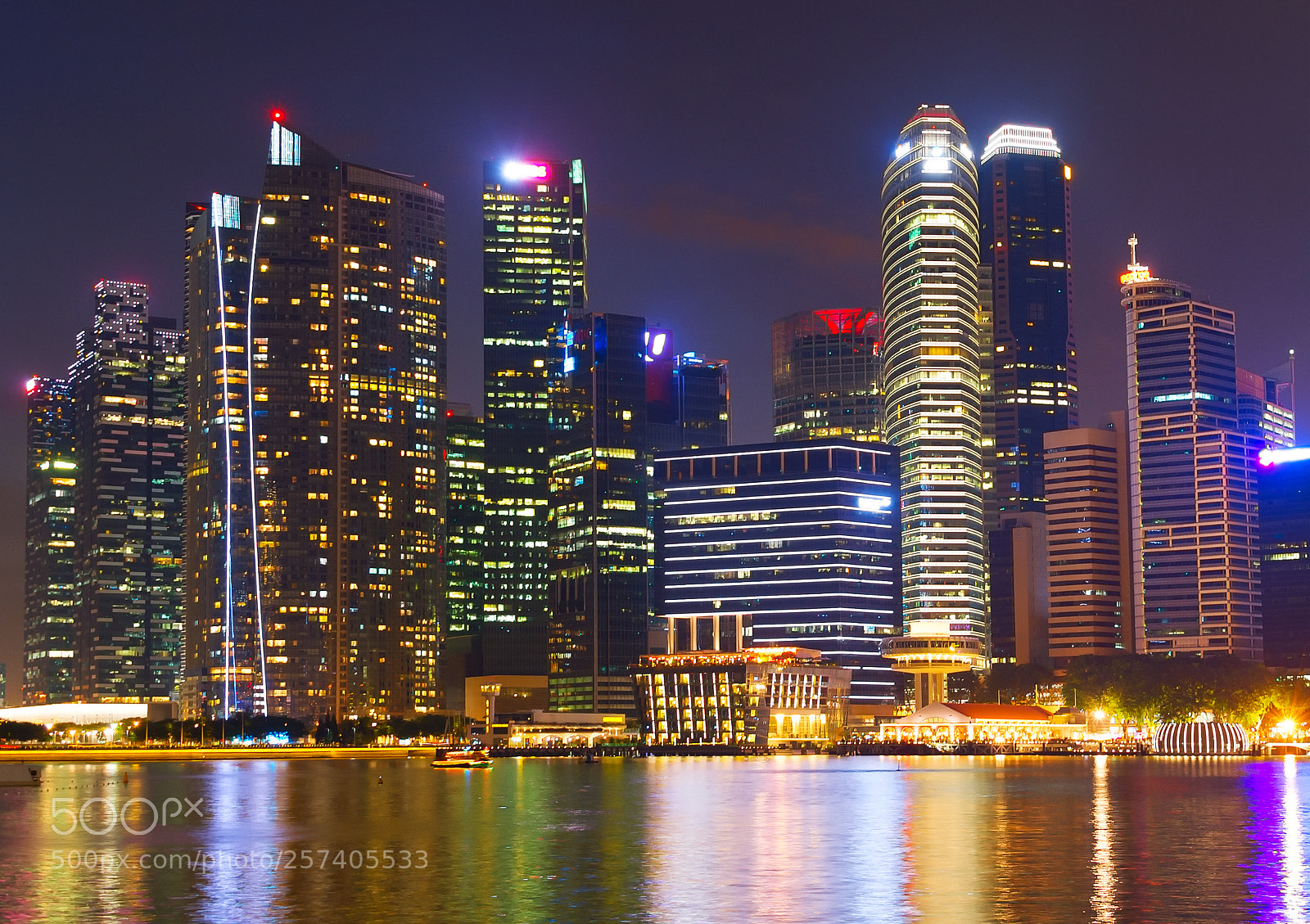 Nikon Df sample photo. Singapore skyline downtown at photography