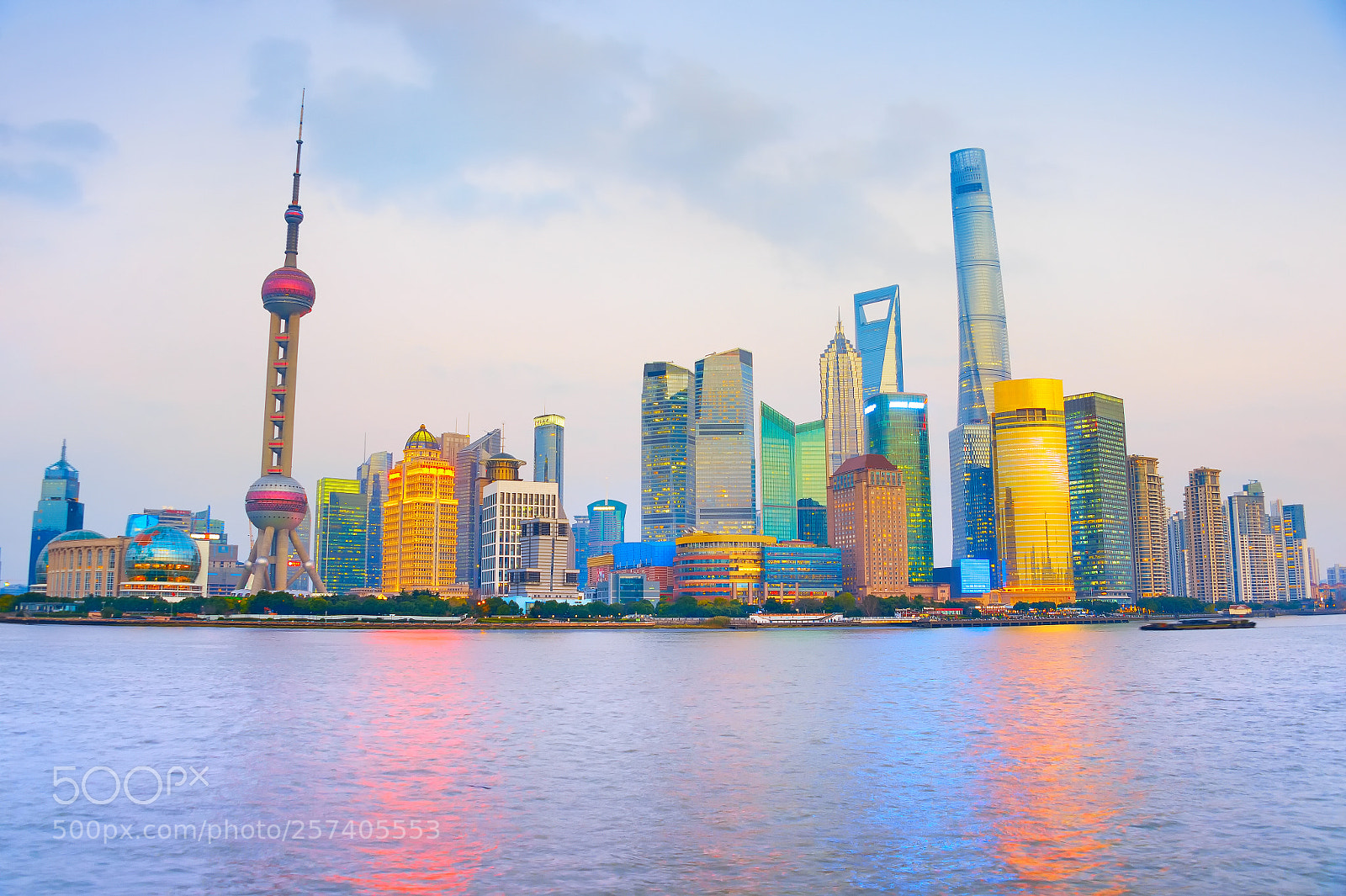 Nikon Df sample photo. Skyline of shanghai downtown photography
