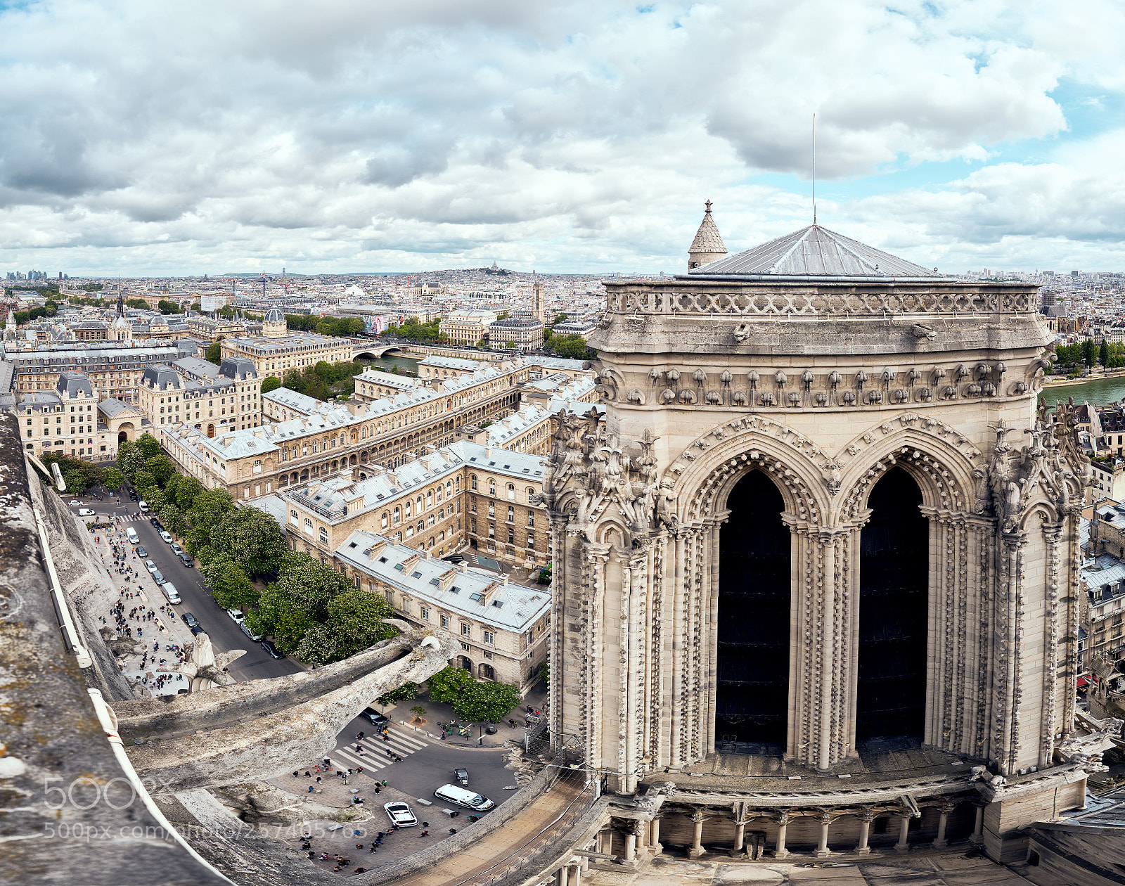 Sony a7R II sample photo. Paris panorama photography