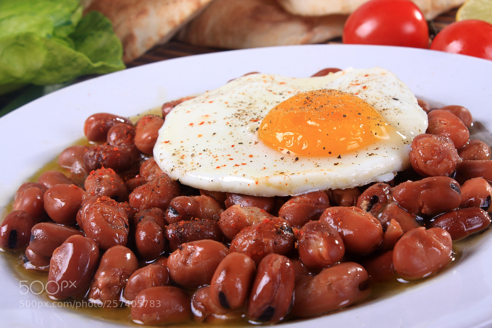 Canon EOS 40D sample photo. Egyptian bean dish with photography