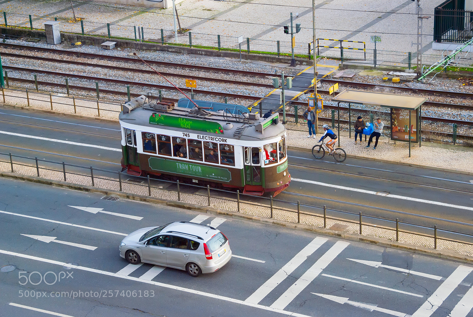 Nikon Df sample photo. Road traffic tram lisbon photography