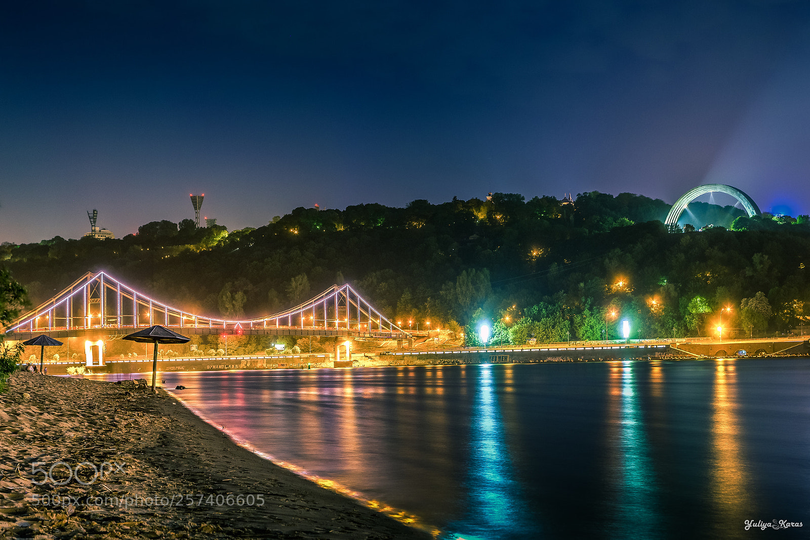 Canon EOS 6D sample photo. Lights of evening kiev photography