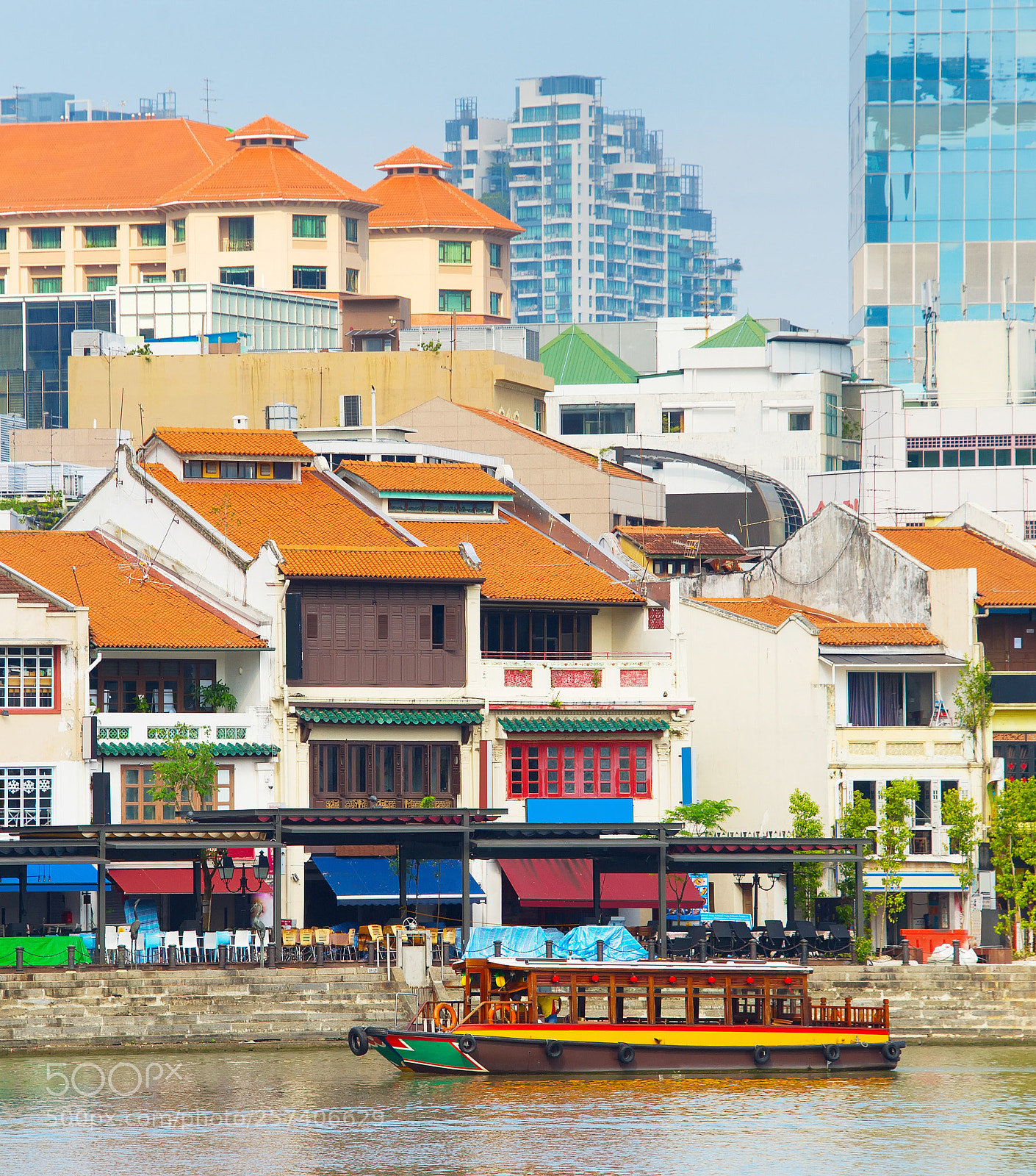Nikon Df sample photo. Boat quay district, singapore photography