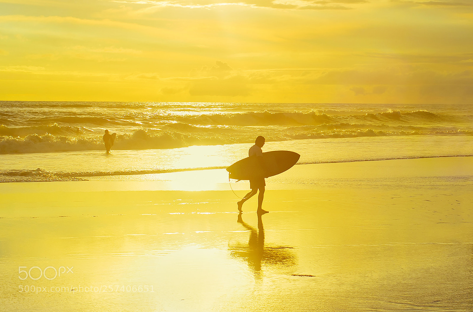 Nikon Df sample photo. Surfer with surfboard, tropical photography