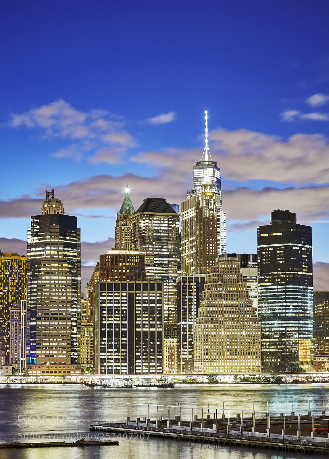 Canon EOS 5D Mark II sample photo. Manhattan at dusk photography