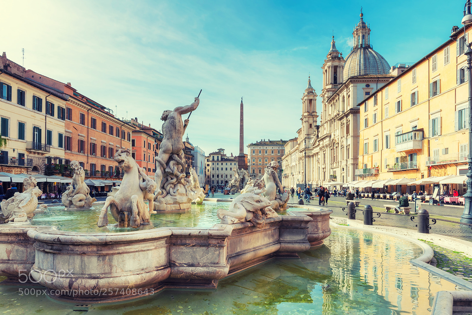 Nikon D850 sample photo. Piazza navona photography