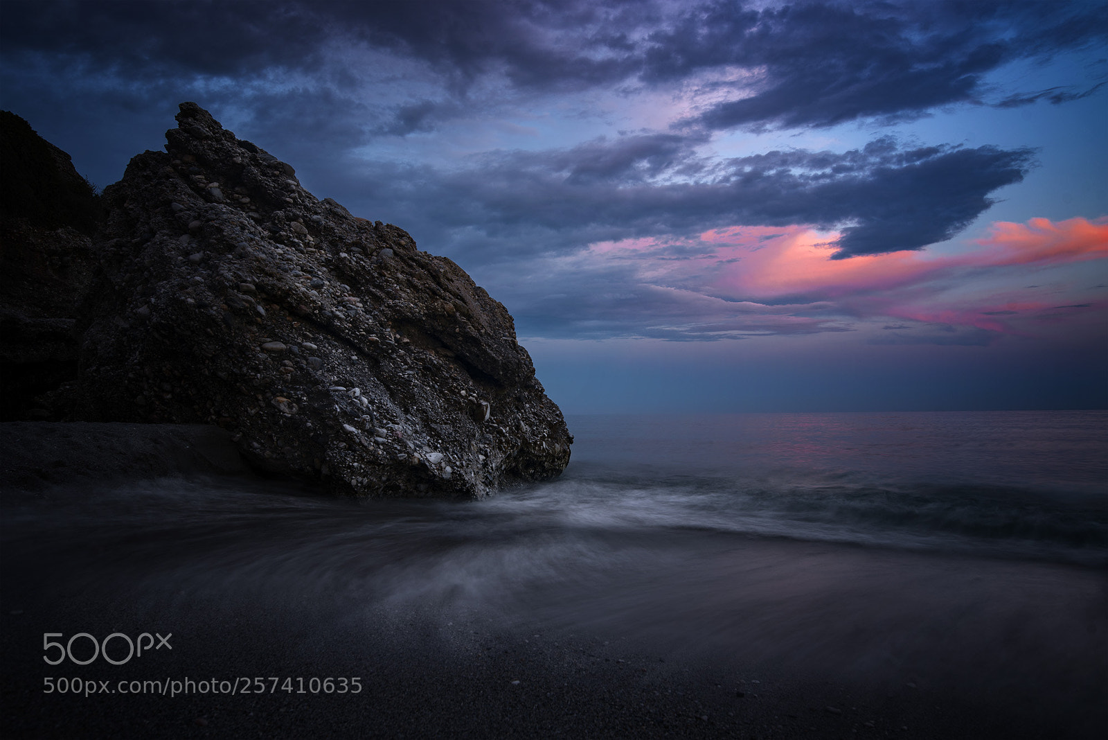 Nikon D750 sample photo. Sunset at salon beach photography