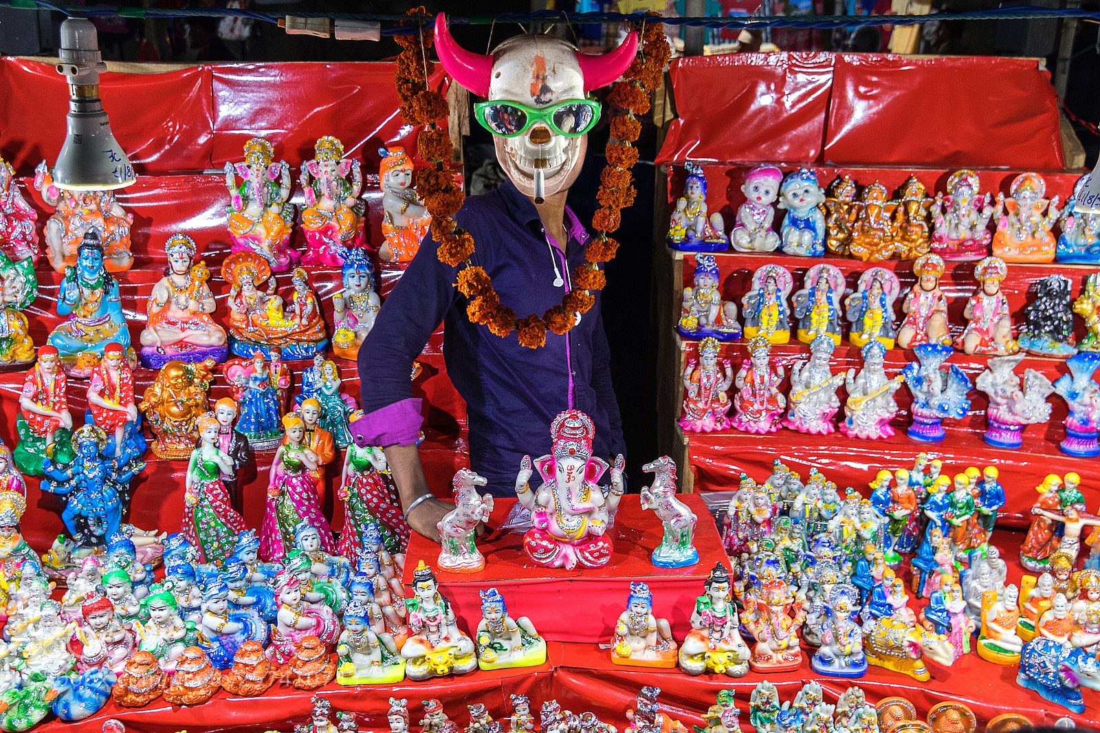 Canon EOS 7D Mark II sample photo. Skull man photography