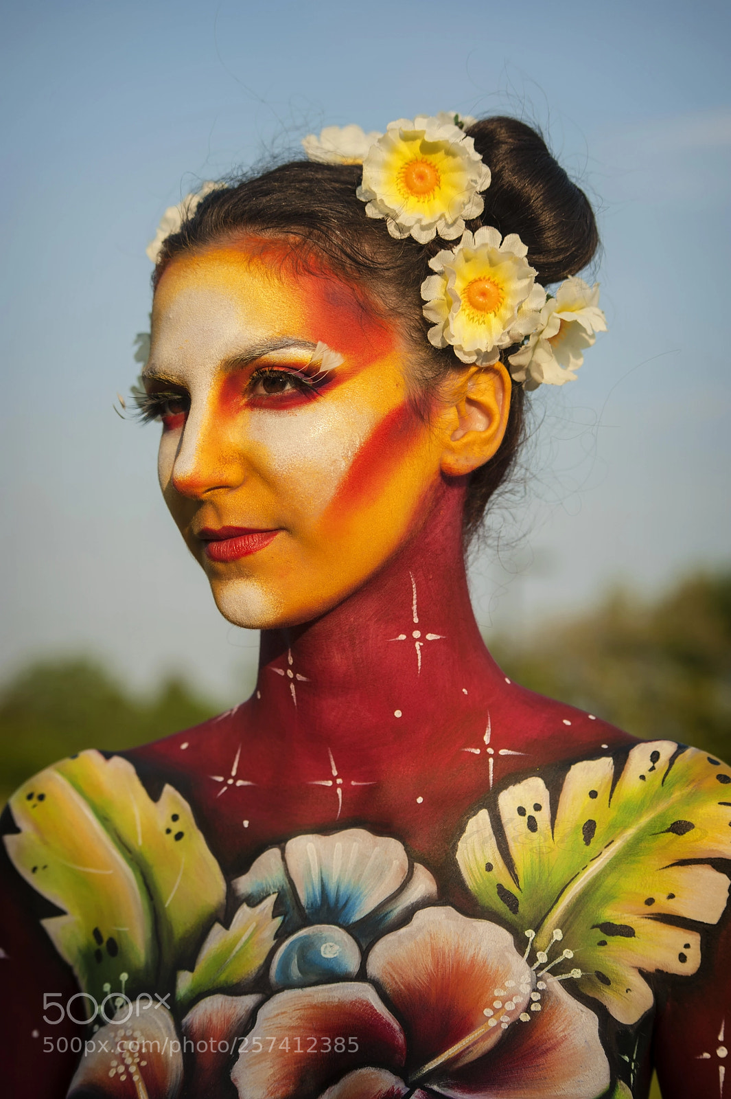 Nikon D700 sample photo. Body  painting photography