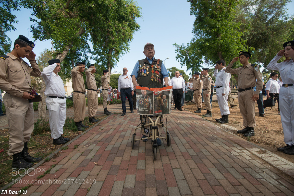Nikon D800 sample photo. Ww2 veteran ceremony photography