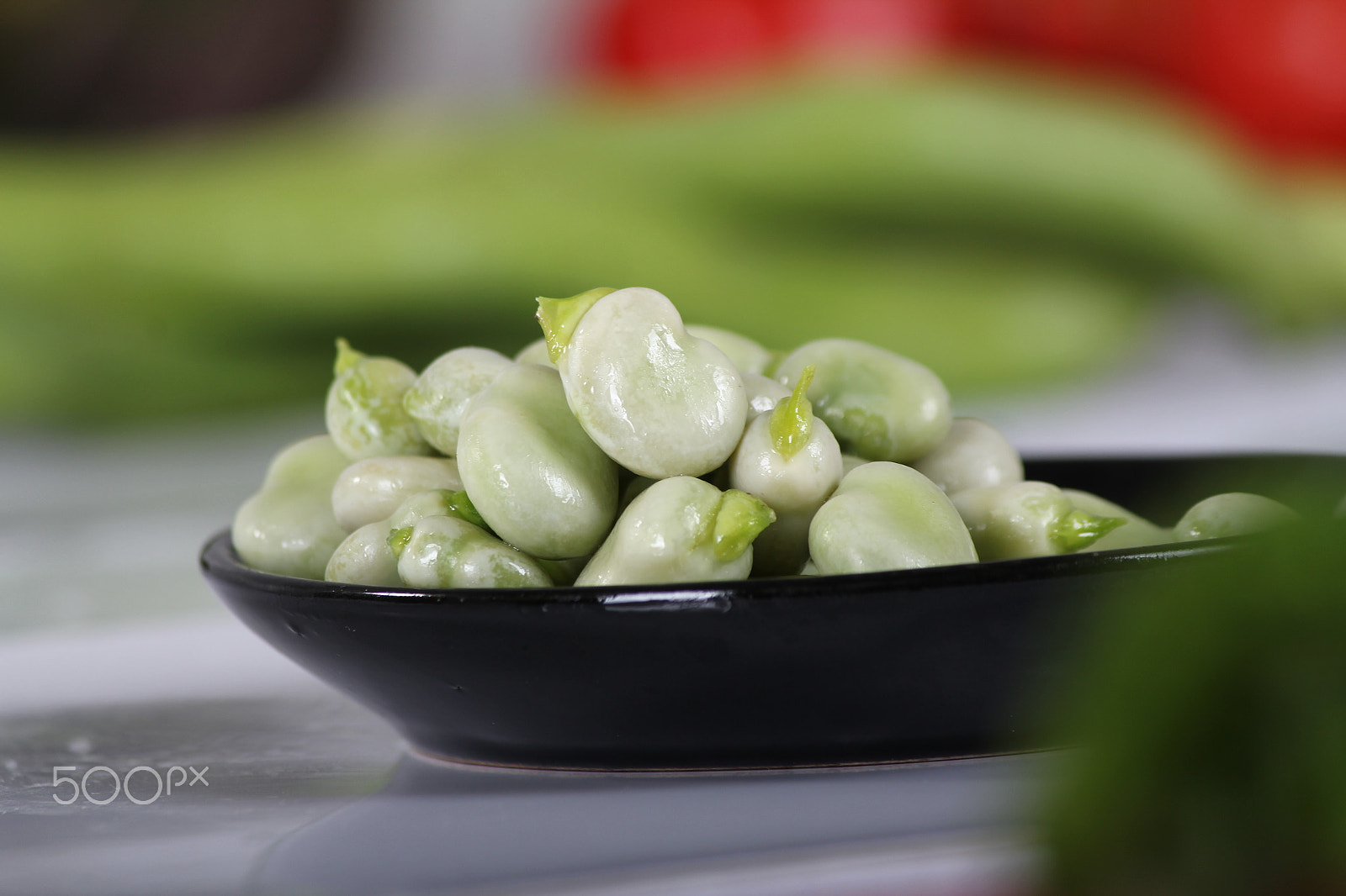 Canon EF-S 55-250mm F4-5.6 IS sample photo. Egyptian popular green beans photography