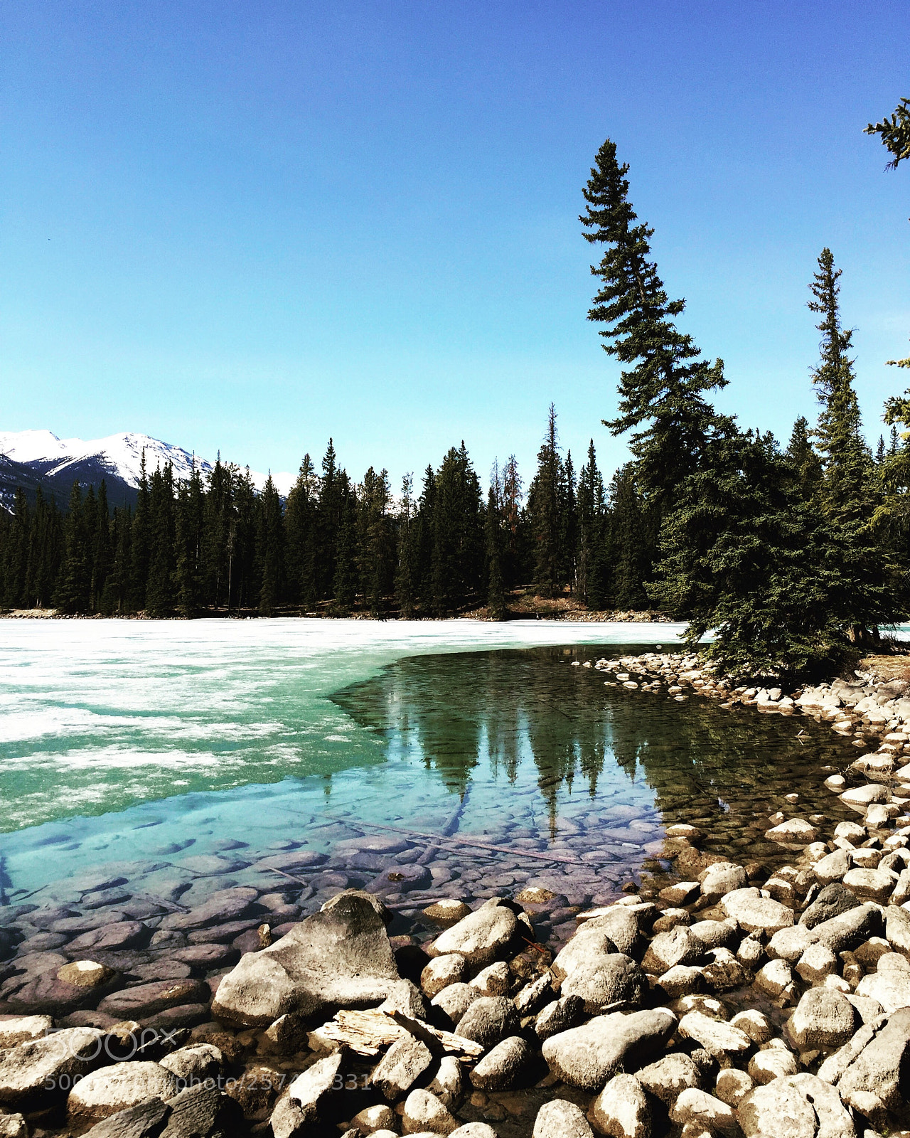 Apple iPhone 6 Plus sample photo. Lake beauvert at jasper photography