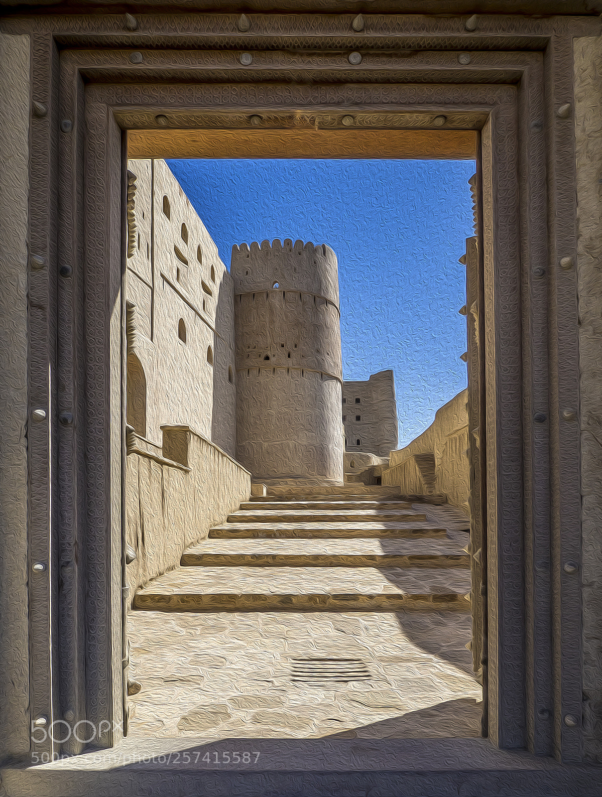 Olympus OM-D E-M1 sample photo. The old fort door photography