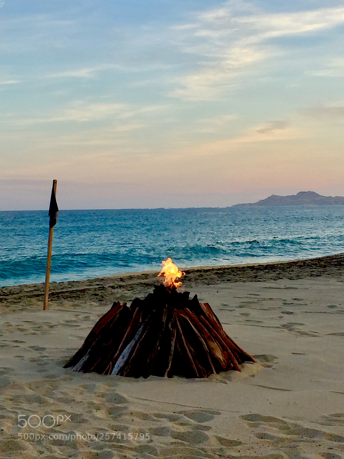 Apple iPhone 6 sample photo. Ocean & fire!! photography